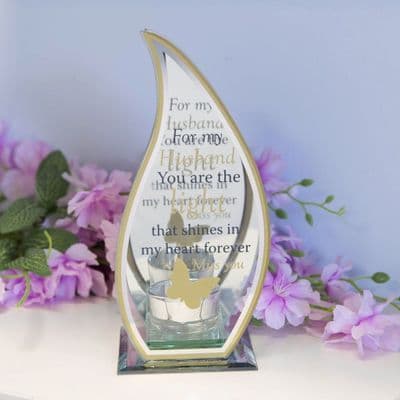 Husband Flame Shape T-Light Holder