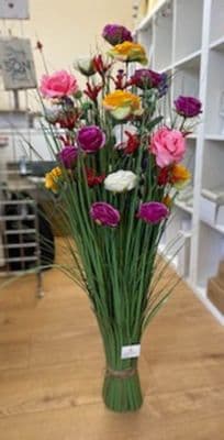 Mixed Roses 100cm Faux Flower Bundle