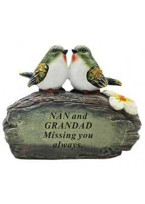 Nan & Grandad Birds on a Log