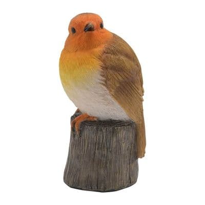 Robin on Stump Figurine