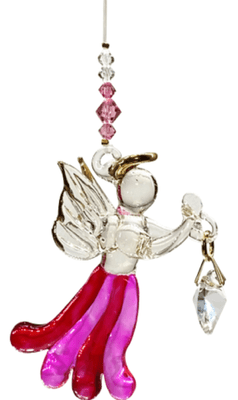 Rose Glass Angel
