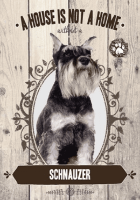 Schnauzer A House Is Not A Home