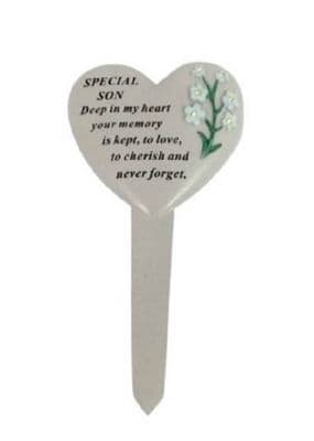 Son Forget me Not Grave Marker
