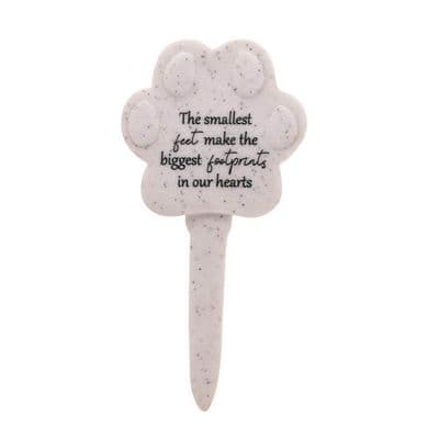Thoughts of You Pet Paw Memorial Stake