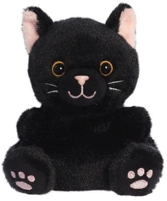 Twilight Black Cat Palm Pal 13cm