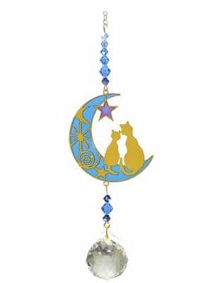 Two Cats Crystal Wonders Suncatcher