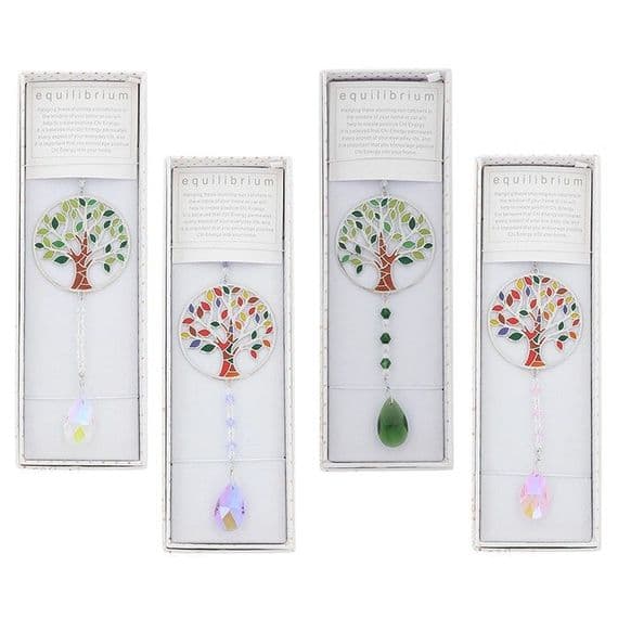 Vibrant Colours Tree of Life Suncatchers.