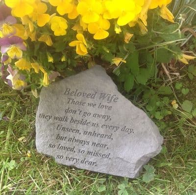 Wife Kay Berry Memorial Stone