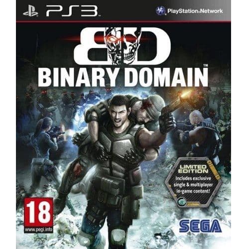 Binary Domain Limited Edition PS3 Game - Gamereload