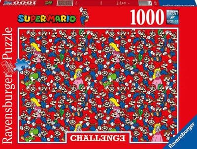 Challenge Super Mario 1000 Piece Jigsaw Puzzle