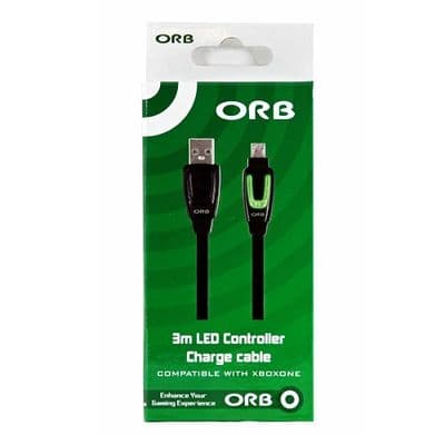 ORB 3M LED Charge Cable for Xbox One