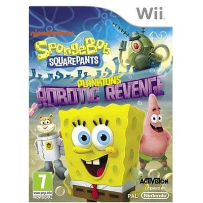 SpongeBob SquarePants Planktons Robotic Revenge Nintendo [Pre-Owned] Wii Game