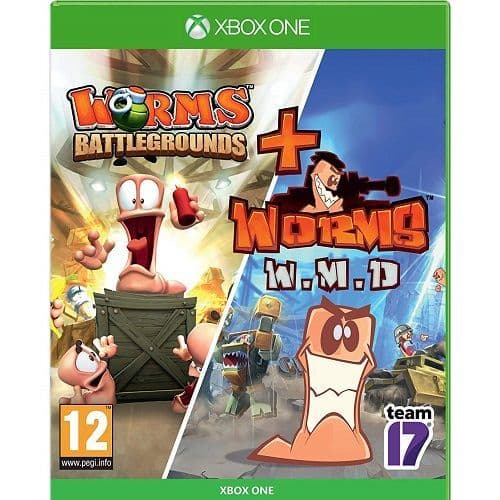 Worms Battlegrounds & Worms WMD Double Pack Xbox One Game | Gamereload