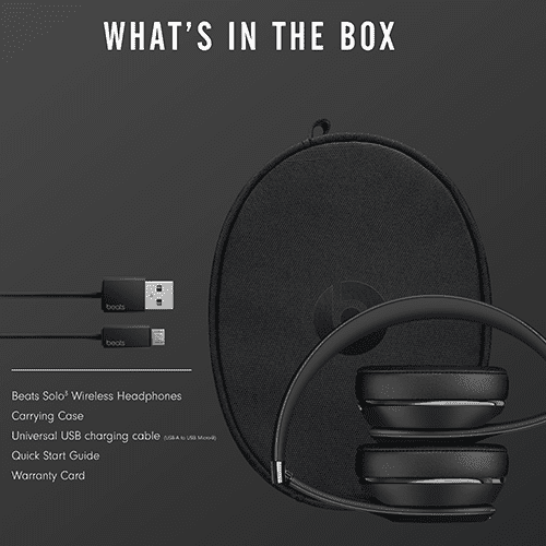 Beats Solo3 Wireless On-Ear Headphones- Black | Buytec
