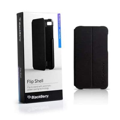 Blackberry Z10 Flip Shell Case Cover ACC-49284-201 | Black