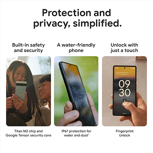 Google Pixel 6a Smartphone | 128GB Storage, 6GB RAM, Dual SIM