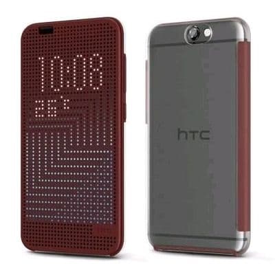 HTC One A9 Dot View Case | Dark Red