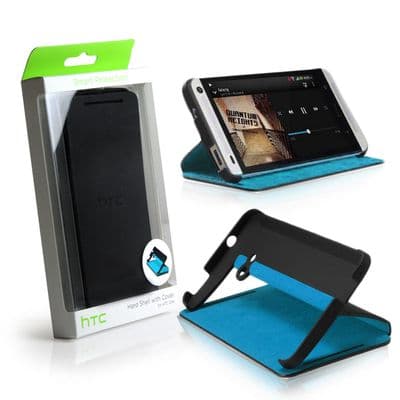 HTC One M7 Double Dip Flip Case HC V841 | Blue/Black
