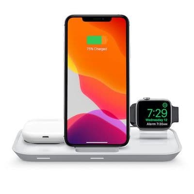 Mophie 3-in-1 Wireless Charging Dock | White