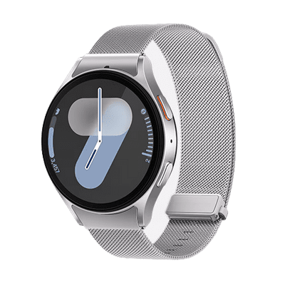 Samsung Galaxy Milanese 40mm / 44mm Stainless Steel Band | Silver