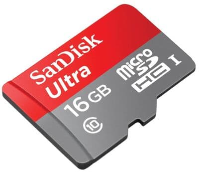Sandisk Micro SDHC 16GB Memory Card