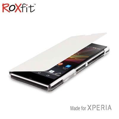 Sony Xperia Z1 Roxfit Book Case | Polar White
