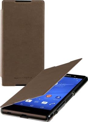 Sony Xperia Z3+ Ultra Slim Book Case | Mushroom