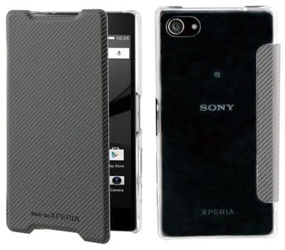 Sony Xperia Z5 Compact Roxfit Ultra Slim Book Case | Black