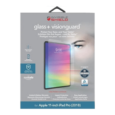 Zagg 11-inch iPad Pro (2018)  InvisibleShield Glass+ Visionguard Screen Protector