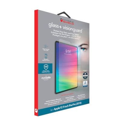 Zagg iPad Pro 12.9in (2018) InvisibleShield Glass+ Visionguard Screen Protector