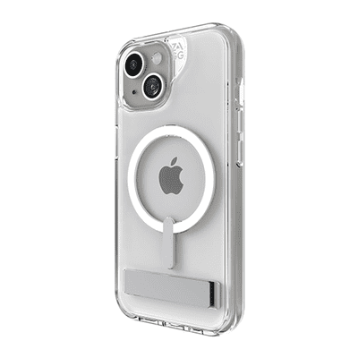 ZAGG iPhone 13 / 14 / 15 Crystal Palace Graphene Reinforced Case with Kickstand