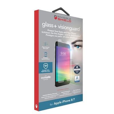 Zagg iPhone 8 / 7 / 6S / 6 Invisible Shield Glass+ Visionguard Screen Protector
