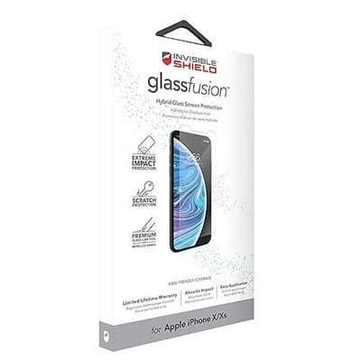 Zagg iPhone X / XS InvisibleShield GlassFusion  Hybrid Glass Screen Protector