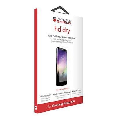 Zagg Samsung Galaxy S9 Plus InvisibleShield HD Dry Screen Protection