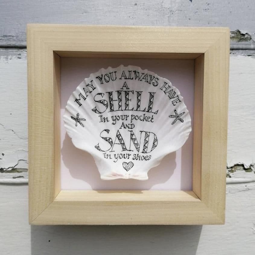 A Shell in Your Pocket – Framed Shell Art