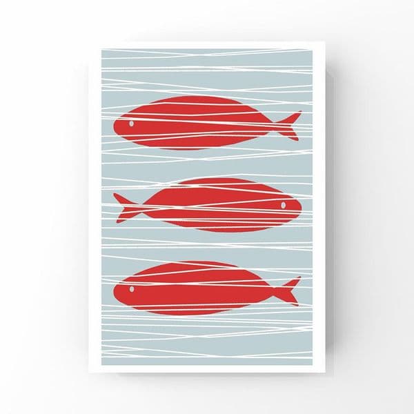 Against The Tide | A4 Print by Jo Thearle