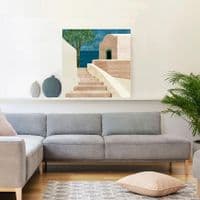 Algarve Steps |Large Canvas Print | Flora Kouta