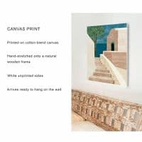 Algarve Steps |Large Canvas Print | Flora Kouta
