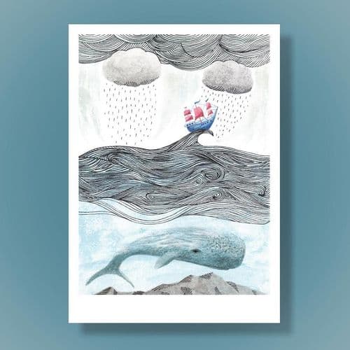 All at Sea - Art Print