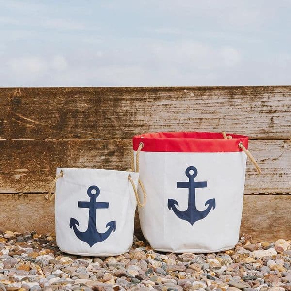 Anchor Bucket Bags | Recycled Sailcloth Bags