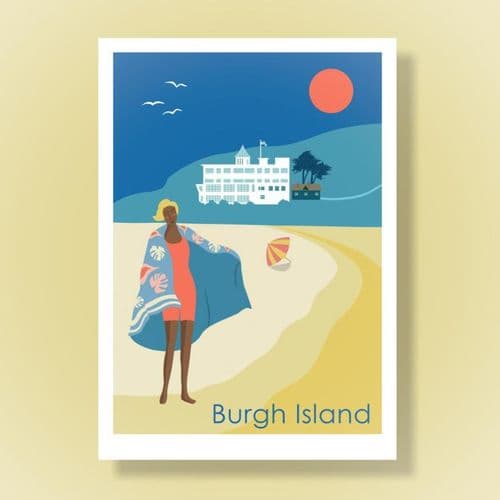 Art Deco Burgh Island - Art Print