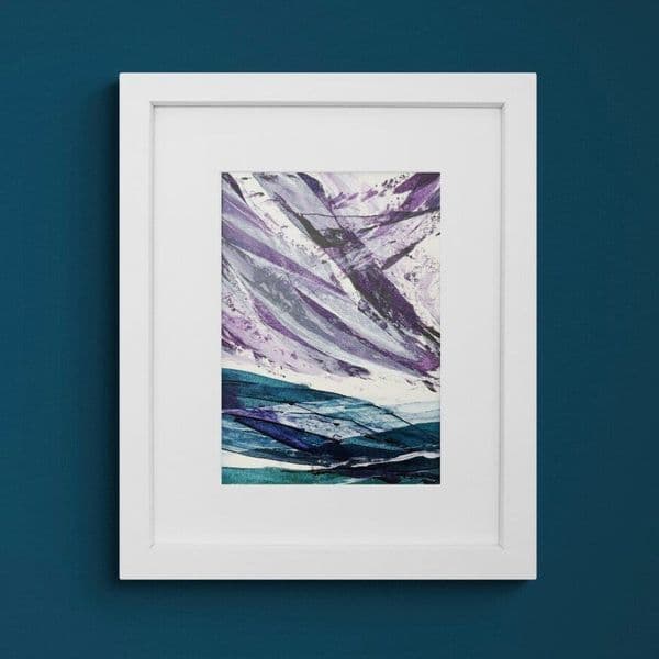 As the Storm Dances Across the Sky |Original Painting | Seascape | Louise Levine