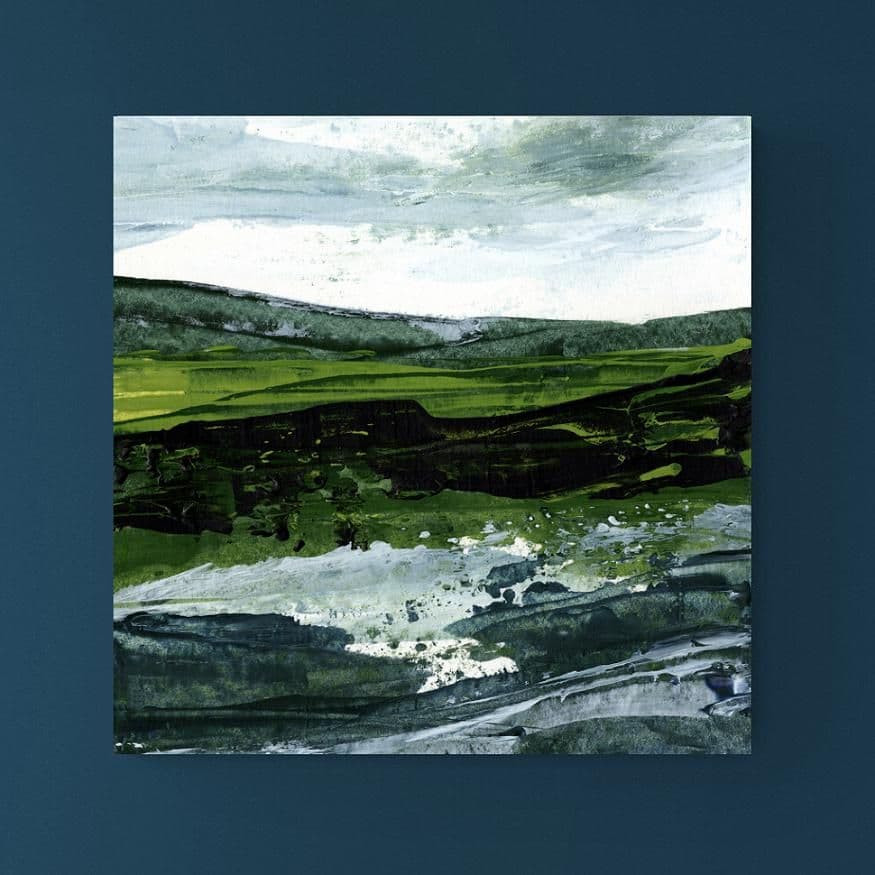 As the Waves Crash on the Rocks - Print