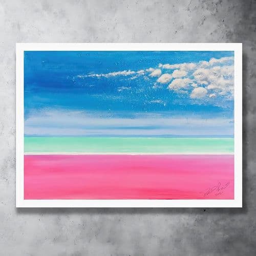 At The Beach – Art Print