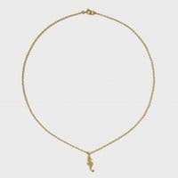 Baby Seahorse Necklace Medium | Gold or Silver | Sarah Adams
