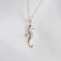 Baby Seahorse Necklace Medium | Gold or Silver | Sarah Adams
