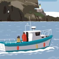 Bass Rock, Scotland - Art Print | Coastal Art Print | Fiona Horan