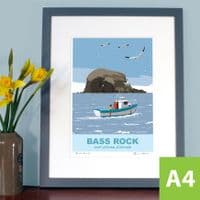Bass Rock, Scotland - Art Print | Coastal Art Print | Fiona Horan