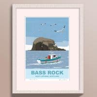 Bass Rock, Scotland - Art Print | Coastal Art Print | Fiona Horan
