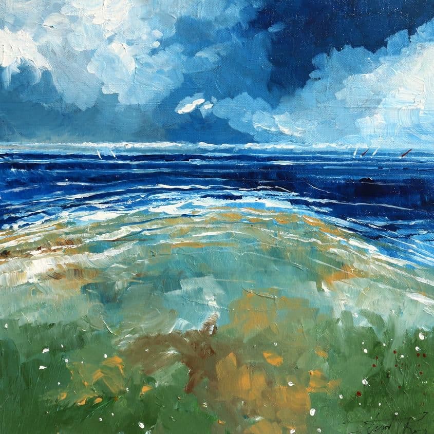 Beach and Sea - Painting